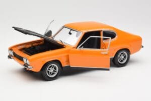 Ford Capri Mk1 RS 2600 Signal Orange Black Minichamps 1:18 150089077 Diecast - image 2 of 8