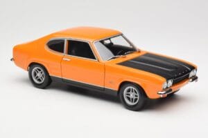 Ford Capri Mk1 RS 2600 Signal Orange Black Minichamps 1:18 150089077 Diecast - image 6 of 8