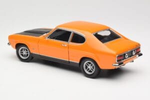 Ford Capri Mk1 RS 2600 Signal Orange Black Minichamps 1:18 150089077 Diecast - image 7 of 8