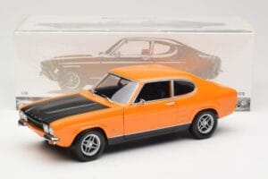 Ford Capri Mk1 RS 2600 Signal Orange Black Minichamps 1:18 150089077 Diecast - image 8 of 8