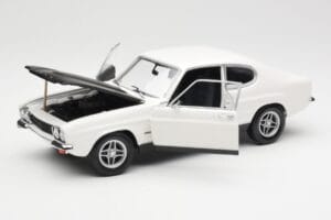 Ford Capri Mk1 RS 2600 White Black Minichamps 1:18 150089078 Diecast - image 2 of 8
