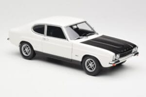 Ford Capri Mk1 RS 2600 White Black Minichamps 1:18 150089078 Diecast - image 6 of 8