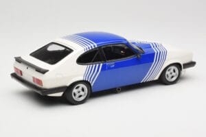 Ford Capri Mk2 3.0 White with Blue Stripes Minichamps 1:18 155788600 Diecast - image 2 of 6
