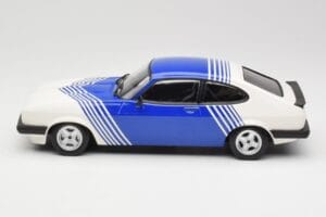 Ford Capri Mk2 3.0 White with Blue Stripes Minichamps 1:18 155788600 Diecast - image 3 of 6