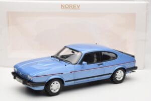 Ford Capri Mk3 2.8 Injection Paris Blue Norev 1:18 182764 Diecast - image 8 of 8