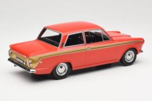 Ford Cortina Lotus Red & Gold Stripe MCG 1:18 MCG18532 Diecast - image 2 of 6
