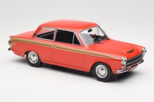 Ford Cortina Lotus Red & Gold Stripe MCG 1:18 MCG18532 Diecast - image 4 of 6