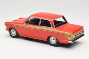 Ford Cortina Lotus Red & Gold Stripe MCG 1:18 MCG18532 Diecast - image 5 of 6