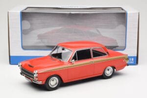 Ford Cortina Lotus Red & Gold Stripe MCG 1:18 MCG18532 Diecast - image 6 of 6