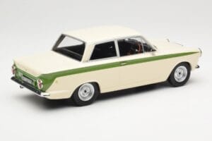 Ford Cortina Lotus White & Green Stripe MCG 1:18 MCG18434 Diecast - image 2 of 6