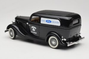 Ford Delivery Truck Ford Parts Black Solido 1:18 8417 Diecast - image 7 of 8