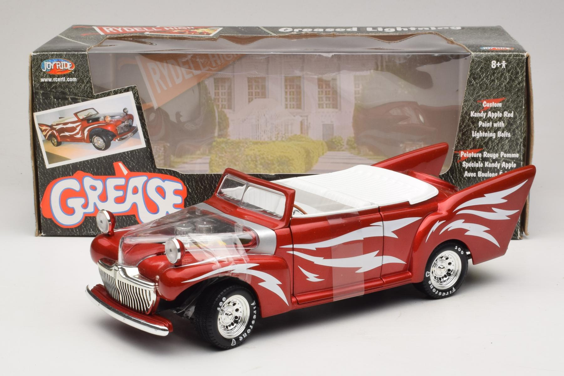 Ford De Luxe Convertible Greased Lightning Red Joyride 1:18