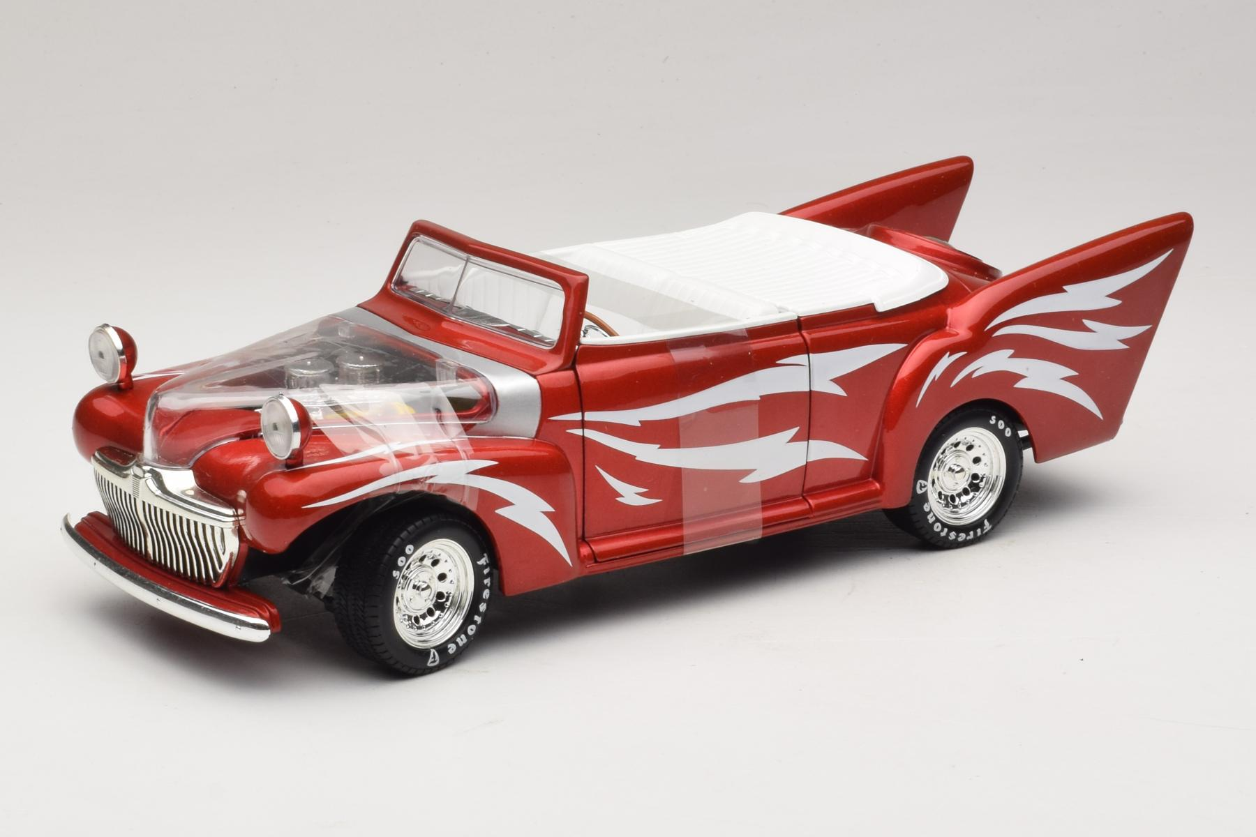 Ford De Luxe Convertible Greased Lightning Red Joyride 1:18