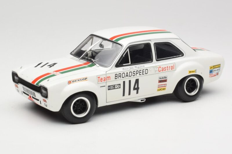 Ford Escort RS1600 #114 J. Fitzpatrick Team Broadspeed Castrol Race of Champions 1971 Minichamps 1:18 Ford Escort RS1600 #114 J. Fitzpatrick Team Broadspeed Castrol Race of Champions 1971 Minichamps 1:18 100718114 Diecast