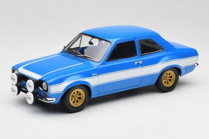 Ford Escort Mk1 RS 1600 Blue White Stripes Minichamps 1:18 Ford Escort Mk1 RS 1600 Blue White Stripes Minichamps 1:18 100688102 Diecast
