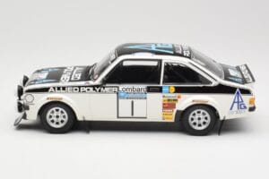 Ford Escort Mk2 RS 1800 #1 T. Mäkinen / H. Liddon Allied Polymer Group Winners Lombard RAC Rally 1975 Minichamps 1:18 1557587 - image 3 of 6