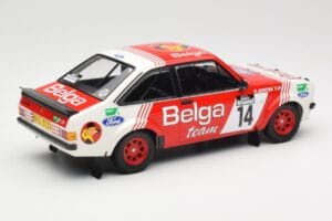 Ford Escort Mk2 RS 1800 #14 Droogmans / Joosten Belga 3rd Place Lotto Haspengouw Rally 1983 Minichamps 1:18 155838714 Diecast - image 2 of 6