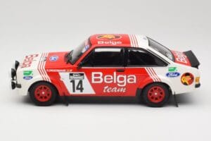 Ford Escort Mk2 RS 1800 #14 Droogmans / Joosten Belga 3rd Place Lotto Haspengouw Rally 1983 Minichamps 1:18 155838714 Diecast - image 3 of 6