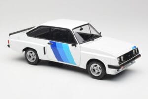 Ford Escort Mk2 RS 2000 X-Pack Diamond White & Blue Decor MCG 1:18 MCG18351 Diecast - image 4 of 6