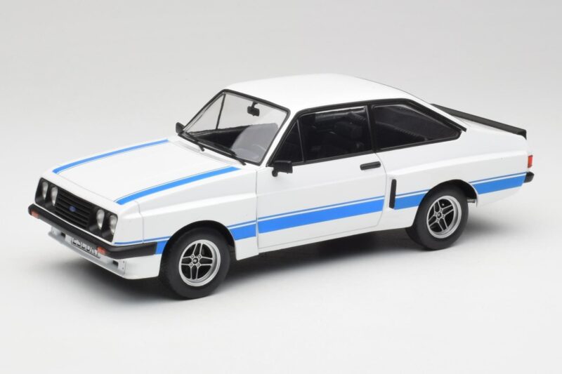Ford Escort Mk2 RS 2000 X-Pack Diamond White & Blue Stripe MCG 1:18 Ford Escort Mk2 RS 2000 X-Pack Diamond White & Blue Stripe MCG 1:18 MCG18350 Diecast