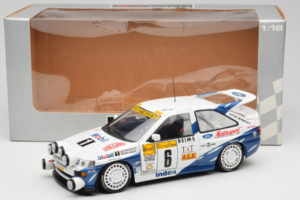 Ford Escort RS Cosworth Mobil 1 #6 F. Delecour / D. Grataloup Rally Monte Carlo Night Version Winner 1994 UT Models 1:18 3945 - image 8 of 8