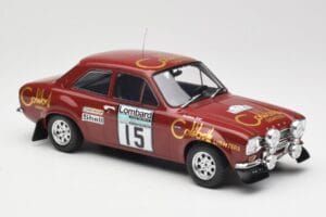 Ford Escort RS 1600 Mk1 #15 M. Alen / I. Kivimäki RAC Rally 1974 IXO 1:18 18RMC047B Diecast - image 4 of 6