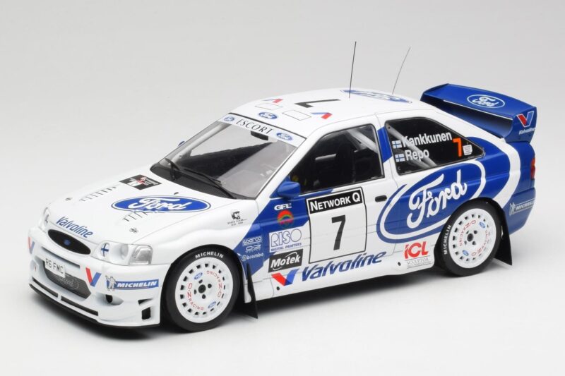 Ford Escort WRC #7 J. Kankkunen / J. Repo RAC Rally 1998 IXO 1:18 Ford Escort WRC #7 J. Kankkunen / J. Repo RAC Rally 1998 IXO 1:18 18RMC170A Diecast