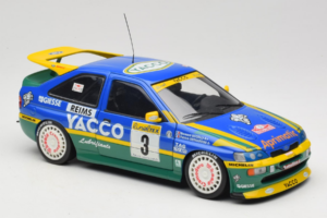 Ford Escort #3 Yacco L. Bernardini / B. Occelli Rally Monte Carlo Winners 1996 UT Models 1:18 180968203-R1 Diecast - image 6 of 8