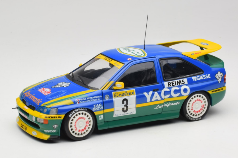 Ford Escort #3 Yacco L. Bernardini / B. Occelli Rally Monte Carlo Winners 1996 UT Models 1:18 Ford Escort #3 Yacco L. Bernardini / B. Occelli Rally Monte Carlo Winners 1996 UT Models 1:18 180968203-R1 Diecast