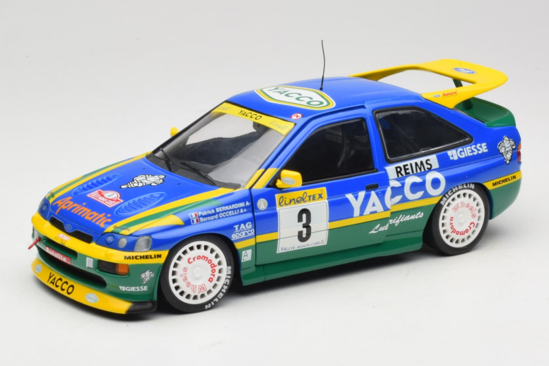 Ford Escort #3 Yacoo P. Bernardini / B. Occelli Rally Monte Carlo 1996 Winner UT Models 1:18 180968203 Diecast