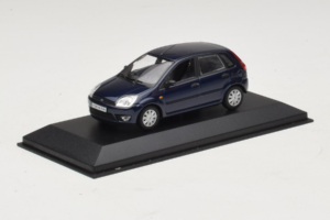 Ford Fiesta Mk5 4-Door Dark Blue Minichamps 1:43 FIESTA001 Diecast - image 2 of 4