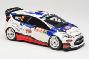 Ford Fiesta RS WRC #11 B. Bouffier / X. Panseri Rally Monte Carlo 2014 Minichamps 1:18 151140811 Diecast - image 4 of 6