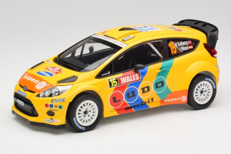 Ford Fiesta RS WRC #15 H. Solberg / I. Minor Stobart Wales Rally GB 2011 Minichamps 1:18 Ford Fiesta RS WRC #15 H. Solberg / I. Minor Stobart Wales Rally GB 2011 Minichamps 1:18 151110815 Diecast