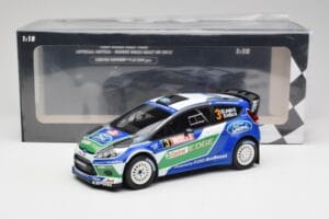Ford Fiesta WRC #3 J-M. Latvala / M. Anttila Rally Great Britain Winner 2012 Minichamps 1:18 151120803 Diecast - image 6 of 6