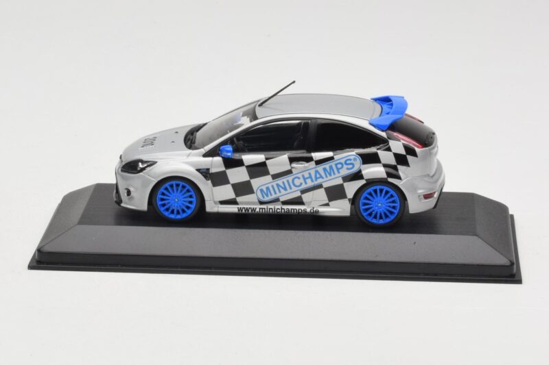 Ford Focus RS Mk2 Promo Blue Wheels Minichamps 1:43 FORD002 Diecast