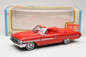 Ford Galaxie 500 Cabriolet Red Sun Star 1:18 1420 Diecast - image 8 of 8