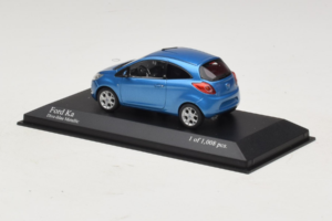 Ford Ka Blue Metallic Minichamps 1:43 400088202 Diecast - image 3 of 4