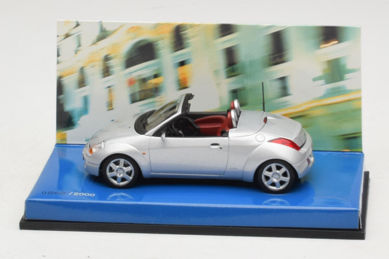 Ford Ka Cabriolet Silver Minichamps 1:43 403086434 Diecast