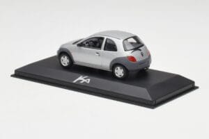 Ford Ka Mk1 Silver Grey Minichamps 1:43 130248 Diecast - image 3 of 4
