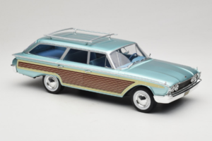 Ford Country Squire Blue MCG 1:18 MCG18049 Diecast - image 4 of 6