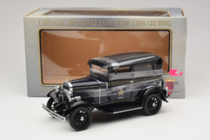 Ford Model A Tudor Police Car Motor City 1:18 43008 Diecast - image 6 of 6
