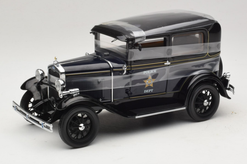 Ford Model A Tudor Police Car Motor City 1:18 Ford Model A Tudor Police Car Motor City 1:18 43008 Diecast