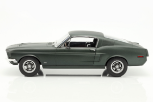 Ford Mustang Fastback Satin Green Metallic Norev 1:12 122702 Diecast - image 3 of 5