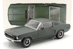 Ford Mustang Fastback Satin Green Metallic Norev 1:12 122702 Diecast - image 5 of 5