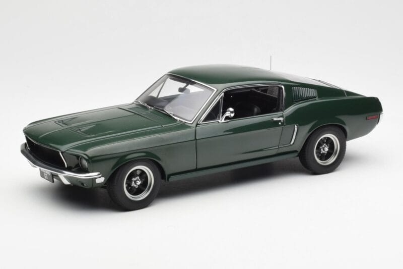 Ford Mustang GT Bullitt Green AUTOart 1:18 72812 Diecast