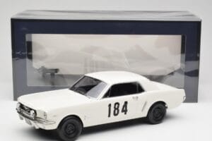 Ford Mustang Hardtop #184 B. Neyret / J. Terramorsi Rally Monte Carlo 1965 Norev 1:18 182801 Diecast - image 6 of 6