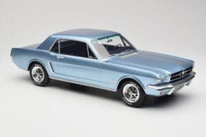 Ford Mustang V8 Hardtop Pony GT Silver Blue GT Spirit 1:12 G089 Resin - image 4 of 6