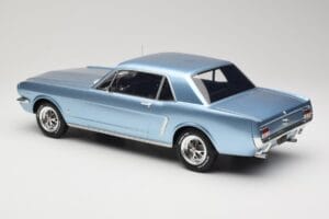 Ford Mustang V8 Hardtop Pony GT Silver Blue GT Spirit 1:12 G089 Resin - image 5 of 6