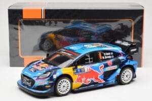 Ford Puma Rally1 #8 O. Tanak / M. Jarveoja 3rd Rally Central Europe 2023 IXO 1:18 18RMC187 Diecast - image 6 of 6