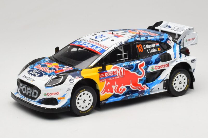 Ford Puma Rally1 #13 M-Sport Ford WRT G. Munster / L. Louka Rally Chile 2024 IXO 1:18 18RMC224 Diecast
